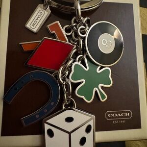 Coach Women Lucky Charm Key Holder